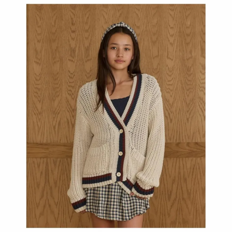 New Rylee + Cru Cardigan Collegiate | Ecru