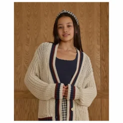 New Rylee + Cru Cardigan Collegiate | Ecru