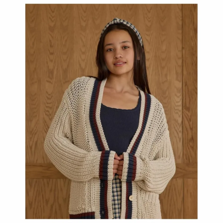 New Rylee + Cru Cardigan Collegiate | Ecru