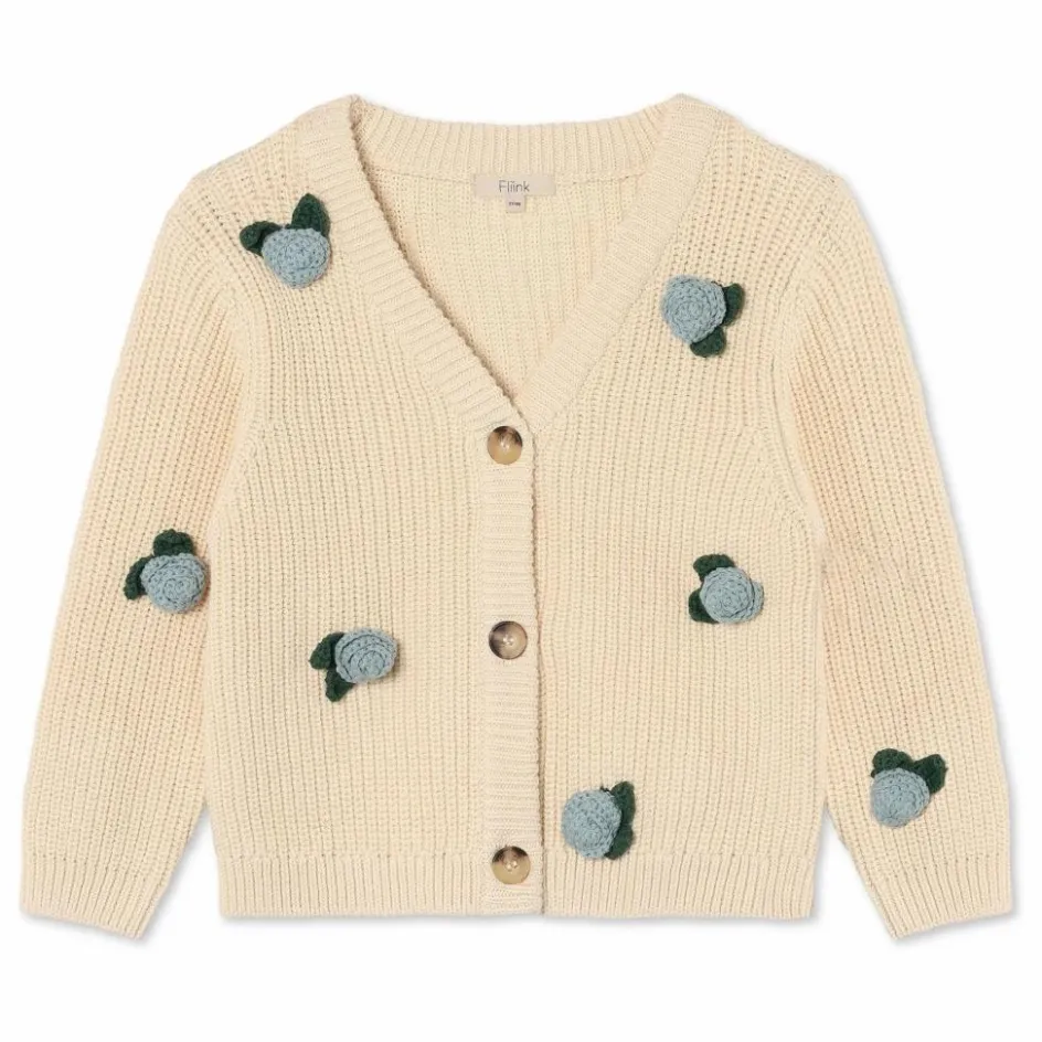 Cardigan Cool Flower | Enfant Pulls, Gilets