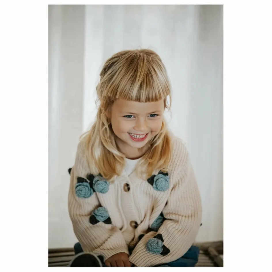 Cardigan Cool Flower | Enfant Pulls, Gilets