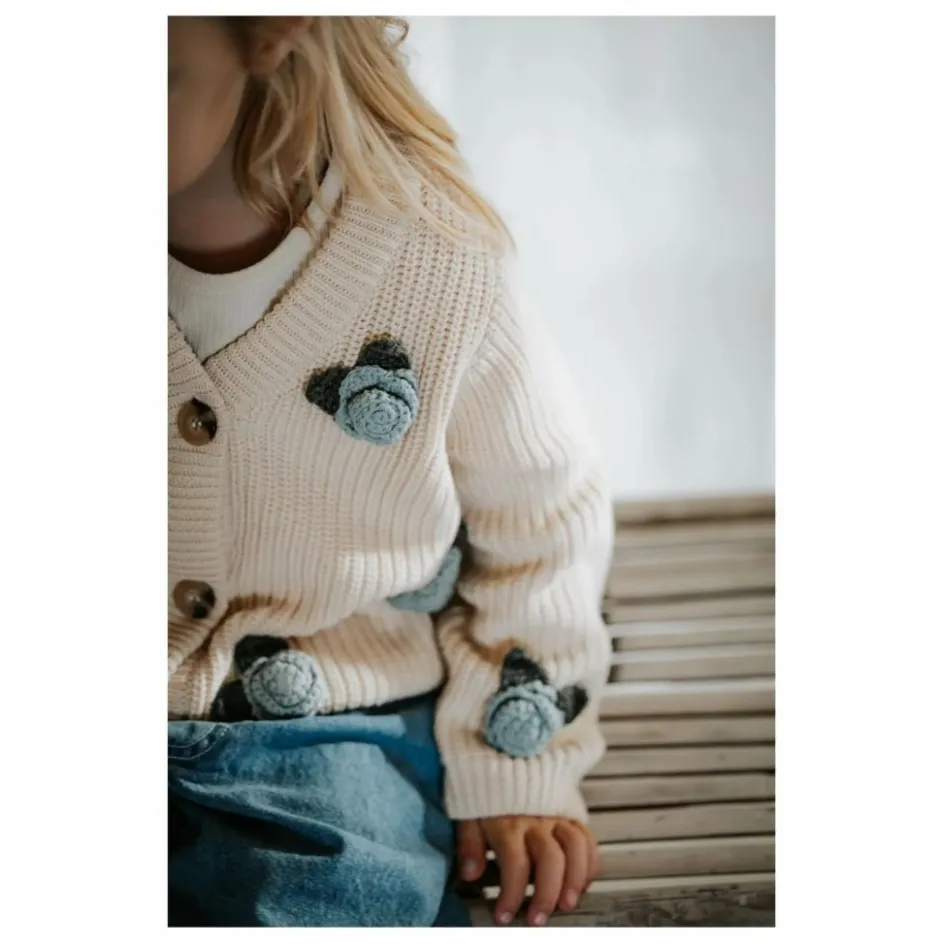 Cardigan Cool Flower | Enfant Pulls, Gilets