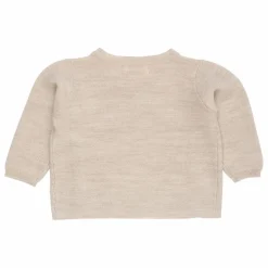 Hot Copenhagen Colors Cardigan Croisé Laine Mérinos | Beige chiné