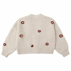 Best Rylee + Cru Cardigan Crop Ruby Daisy | Rose poudré