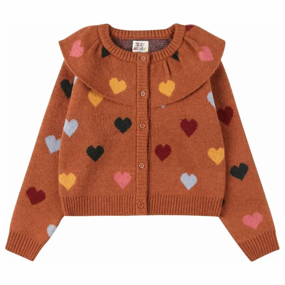Jelly Mallow Cardigan Cœurs ||Enfant Pulls, Gilets