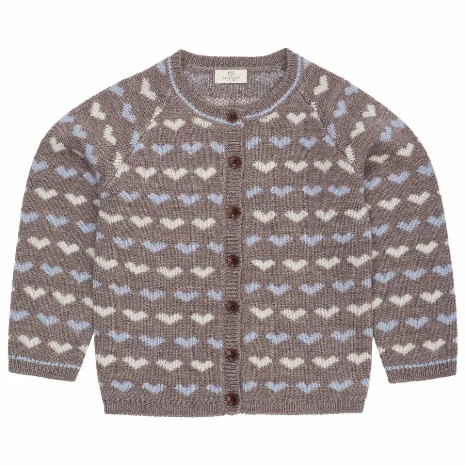 Copenhagen Colors Cardigan Cœurs Laine Mérinos ||Enfant Pulls, Gilets|Pulls, Gilets