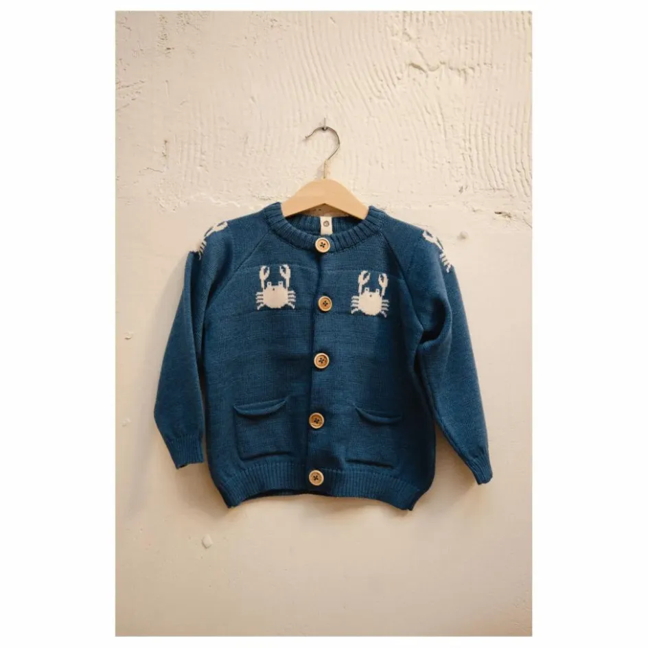 Discount Cardigan Dancing Crabs Mérinos | Enfant Pulls, Gilets|Pulls, Gilets