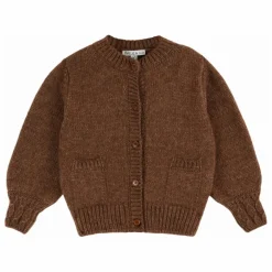 Discount Emile et Ida Cardigan Doudou Laine Mérinos | Marron