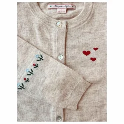 Clearance Konges Sløjd Cardigan Eli Laine | Beige