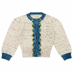 New Misha & Puff Cardigan Elizabeth Laine Mérinos | Ecru