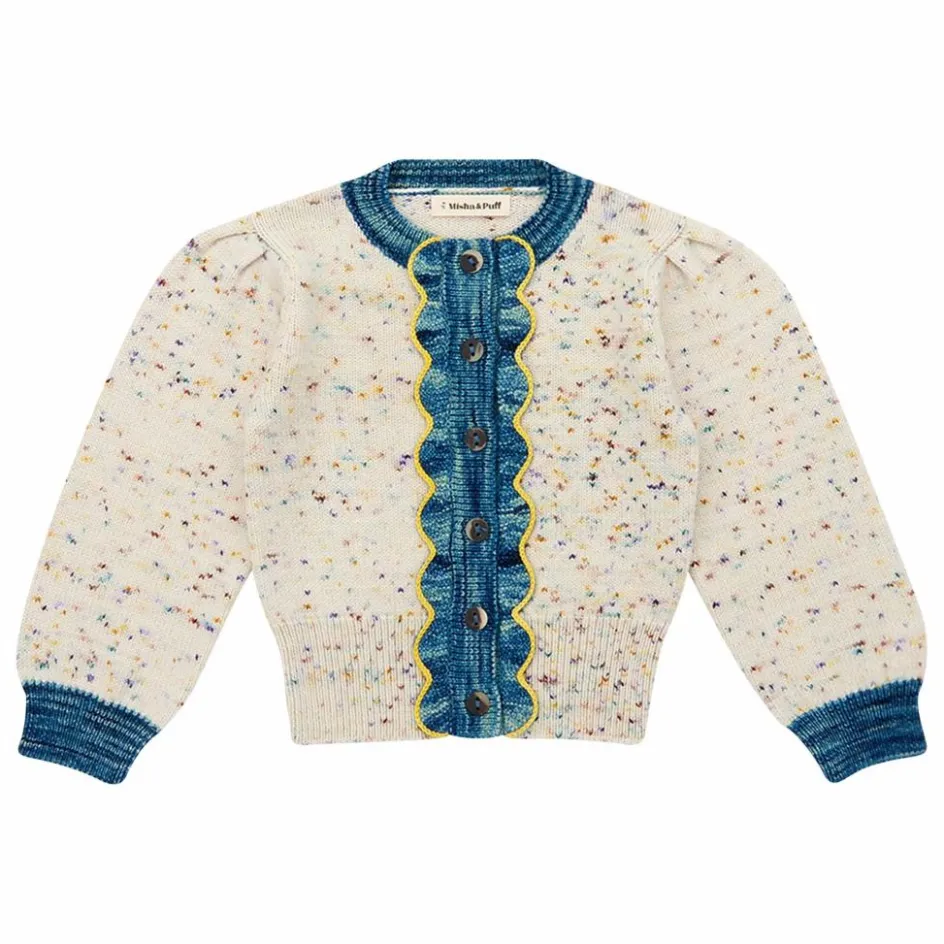 New Misha & Puff Cardigan Elizabeth Laine Mérinos | Ecru