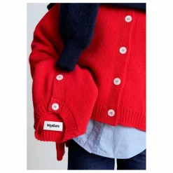 Online Surprise Paris Cardigan Emma Laine Mérinos et Cachemire | Rouge