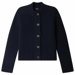 Outlet Soeur Cardigan Flaubert Laine Mérinos | Bleu marine