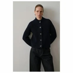 Outlet Soeur Cardigan Flaubert Laine Mérinos | Bleu marine