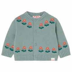 Tinycottons Pulls, Gilets*Cardigan Fleurs Laine Bébé |
