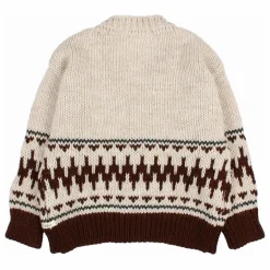 Enfant Búho Pulls, Gilets|Pulls, Gilets*Cardigan Folk Laine Alpaga |