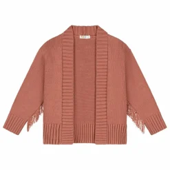 Enfant Yuki Pulls, Gilets*Cardigan Franges Coton Bio |