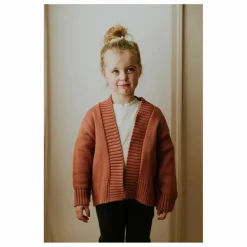 Enfant Yuki Pulls, Gilets*Cardigan Franges Coton Bio |