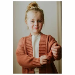 Enfant Yuki Pulls, Gilets*Cardigan Franges Coton Bio |