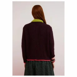 Clearance Dr Bloom Cardigan Grace | Aubergine