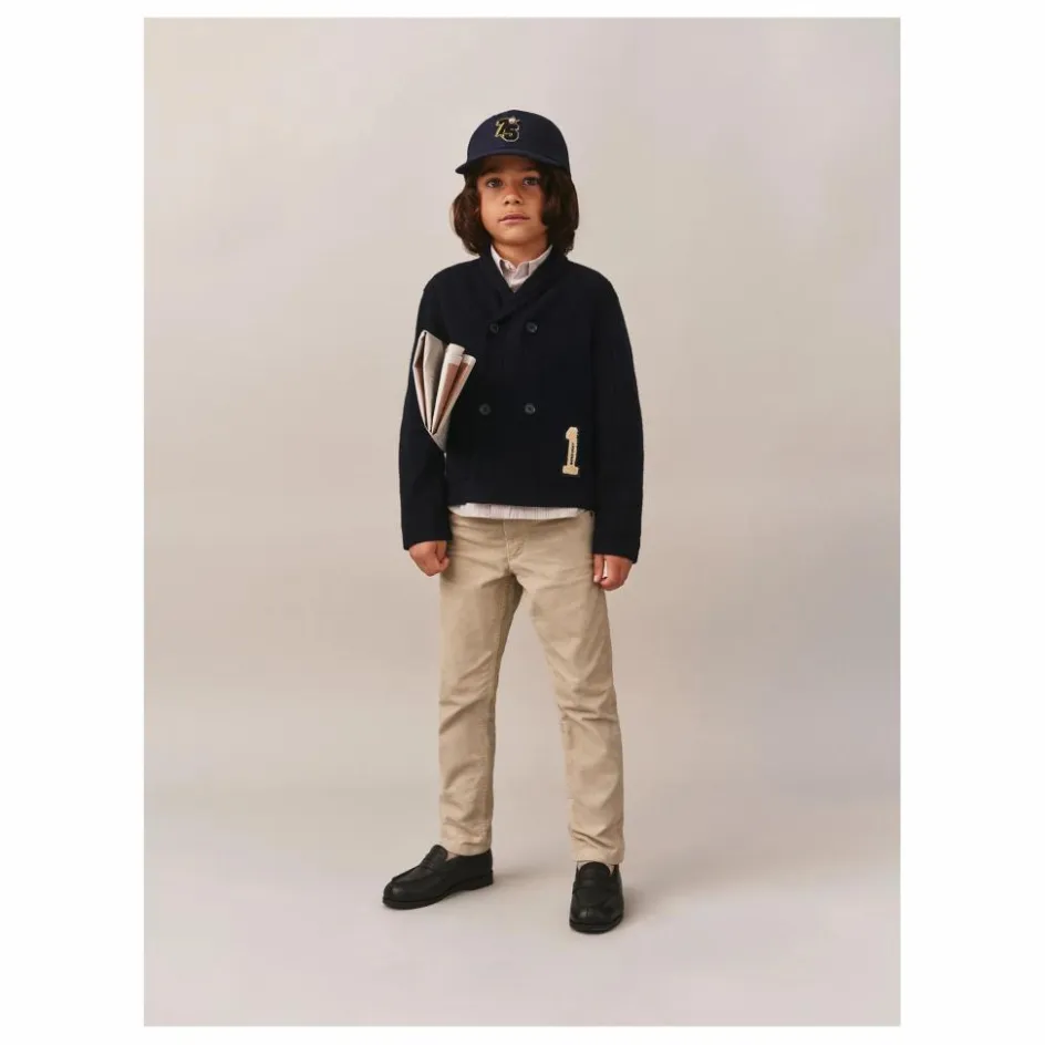 Hot Bonpoint Cardigan Josef Laine | Bleu marine