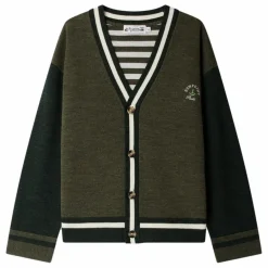 Clearance Bonpoint Cardigan Julian Laine | Vert kaki