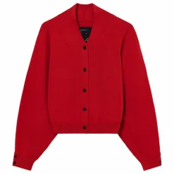 Online Cordera Cardigan Laine Mérinos Extra Fine | Rouge