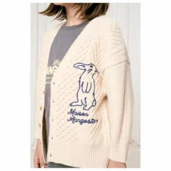 Enfant Maison Mangostan Pulls, Gilets|Pulls, Gilets*Cardigan Lapin Brodé |