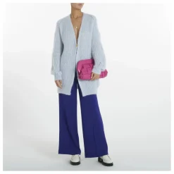 Femme Forte Forte Pulls, Gilets*Cardigan Long Mohair |
