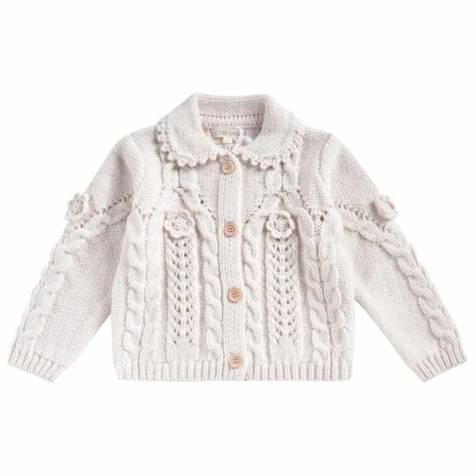 Enfant Louise Misha Pulls, Gilets|Pulls, Gilets*Cardigan Louny Maille Fleurie |