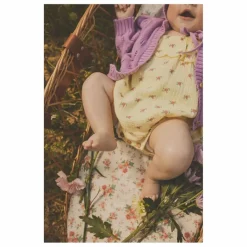 Discount Tocoto Vintage Cardigan Maille Fleurs | Lilas tLilas