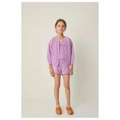Discount Tocoto Vintage Cardigan Maille Fleurs | Lilas tLilas