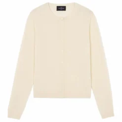 Outlet Bompard Cardigan Manches Boutonnées Cachemire | Crème
