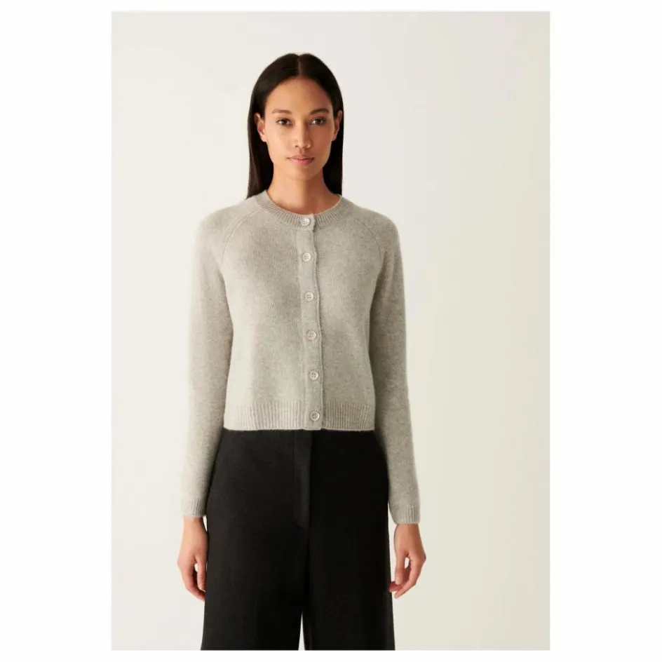 Femme Bompard Pulls, Gilets*Cardigan Manches Raglan Cachemire |