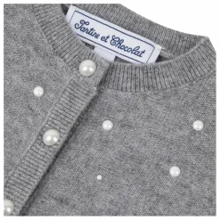 Enfant Tartine et Chocolat Pulls, Gilets|Pulls, Gilets*Cardigan Perlé Laine |