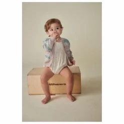 Clearance Cardigan Rayé Coton Bio | Enfant Pulls, Gilets