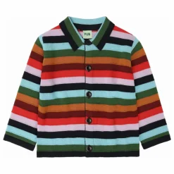 Enfant FUB Pulls, Gilets*Cardigan Rayé Laine de Mérinos |