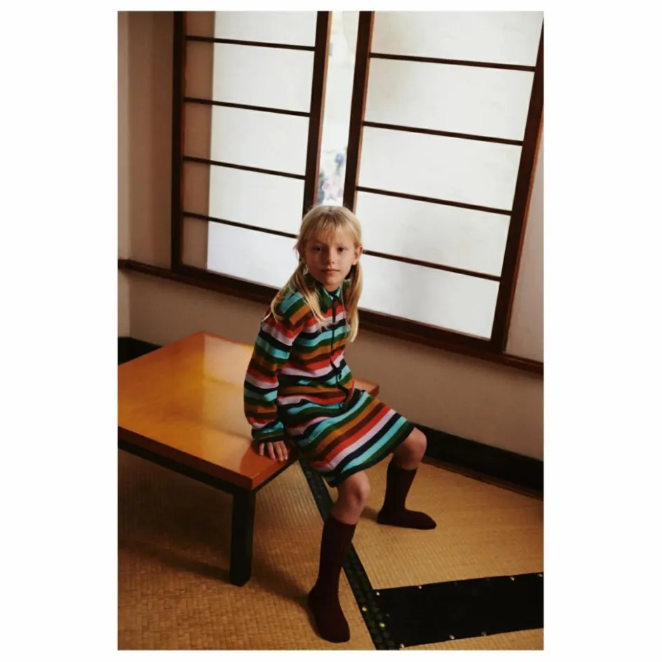 Enfant FUB Pulls, Gilets*Cardigan Rayé Laine de Mérinos |