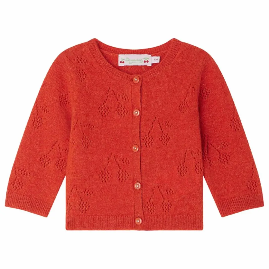 Best Bonpoint Cardigan Tibile Cachemire | Orange