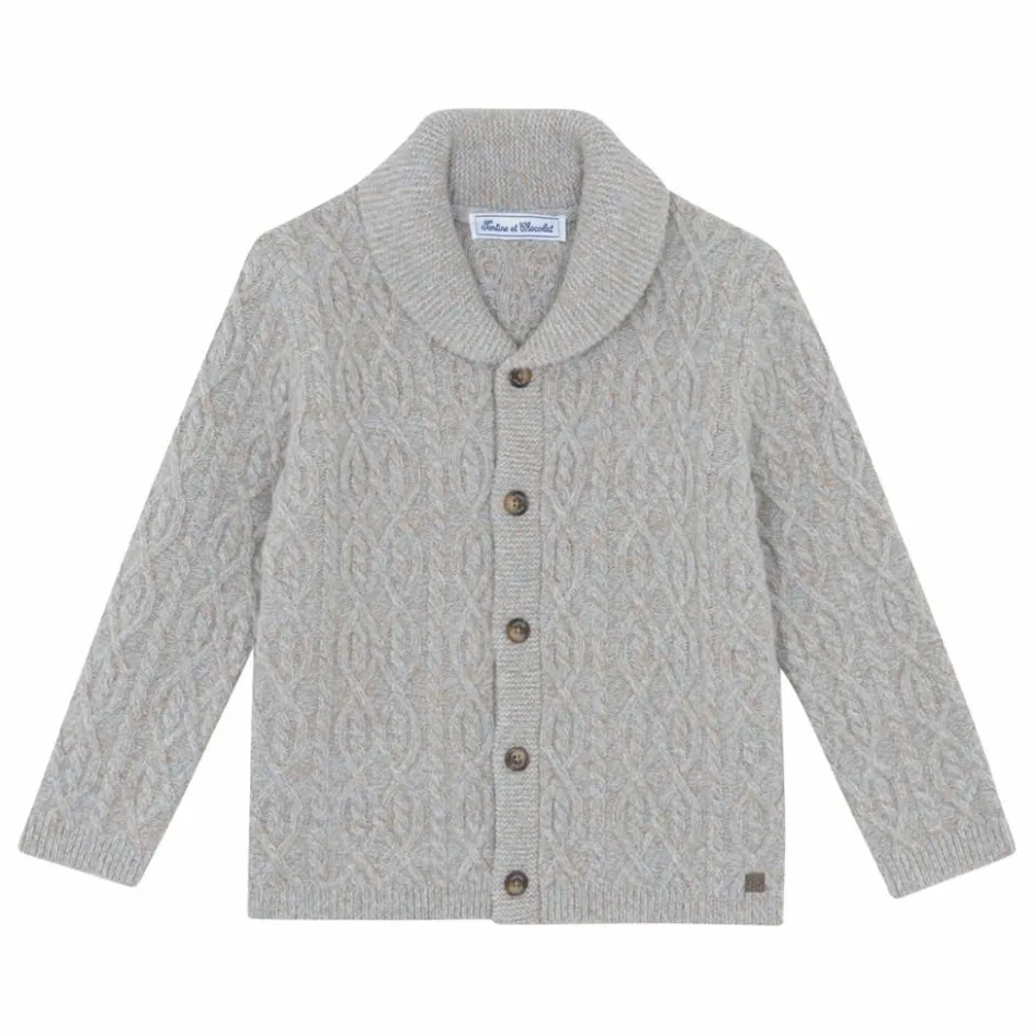 Enfant Tartine et Chocolat Pulls, Gilets*Cardigan Torsades |