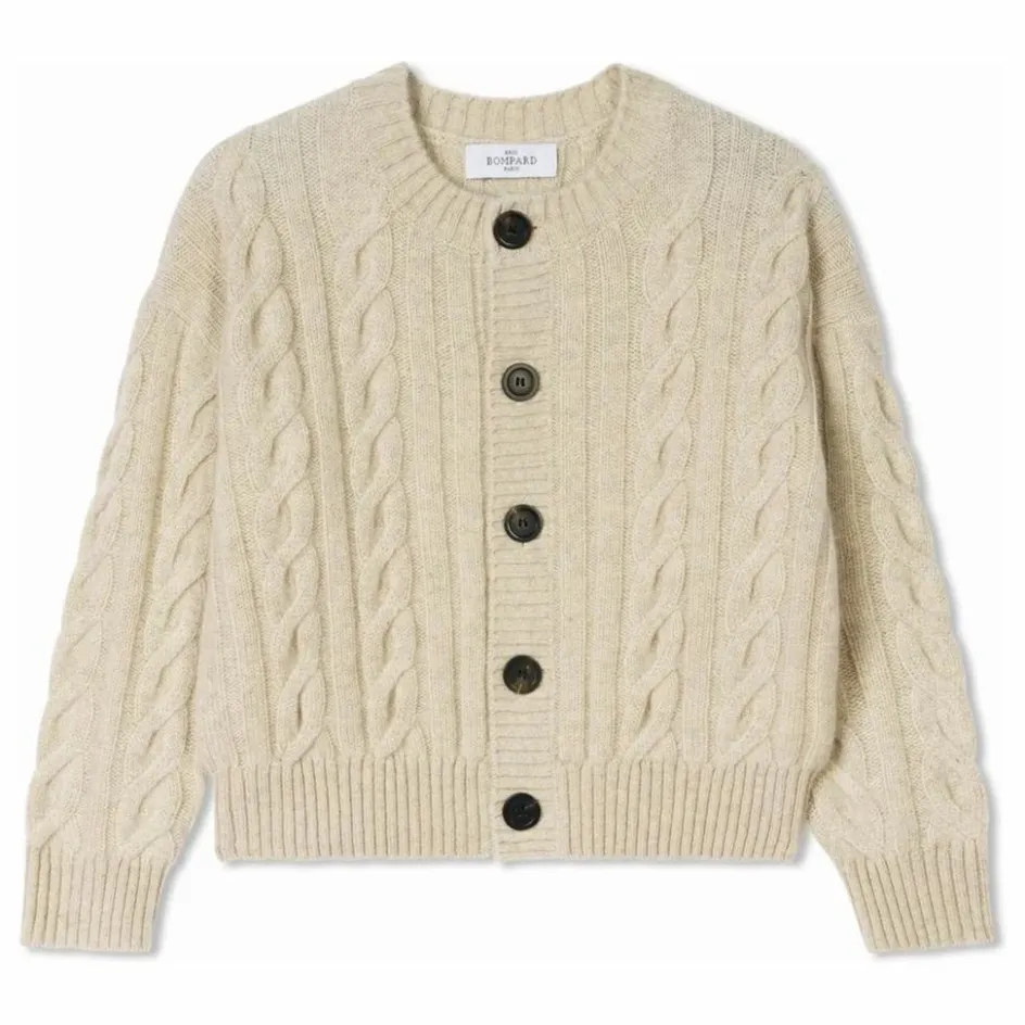 Bompard Cardigan Torsades Cachemire ||Enfant Pulls, Gilets|Pulls, Gilets