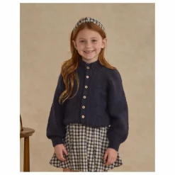 Clearance Rylee + Cru Cardigan Tulip | Bleu marine