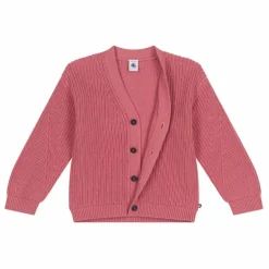 Outlet Petit Bateau Cardigan Uni | Rose