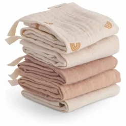Enfant Mushie Puériculture|Linge De Toilette*Carrés de bain - Set de 5