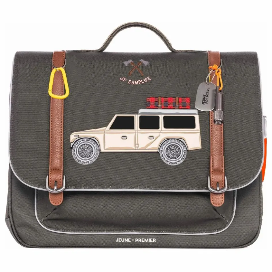 Sale Jeune Premier Cartable Midi Camp Life | Khaki