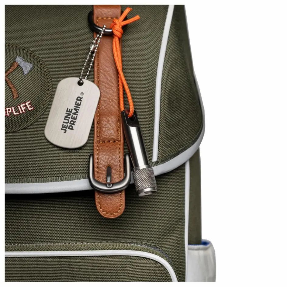Sale Jeune Premier Cartable Midi Camp Life | Khaki