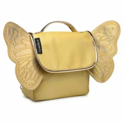 Outlet Caramel & Cie Cartable Papillon Irisé | Jaune