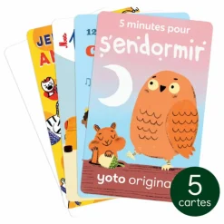 Yoto Player Cartes Découverte 3-7 ans - Pack de 5| Jeux High-Tech