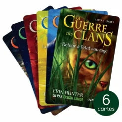 Yoto Player Cartes La Guerre des Clans, cycle I - Pack de 6| Jeux High-Tech
