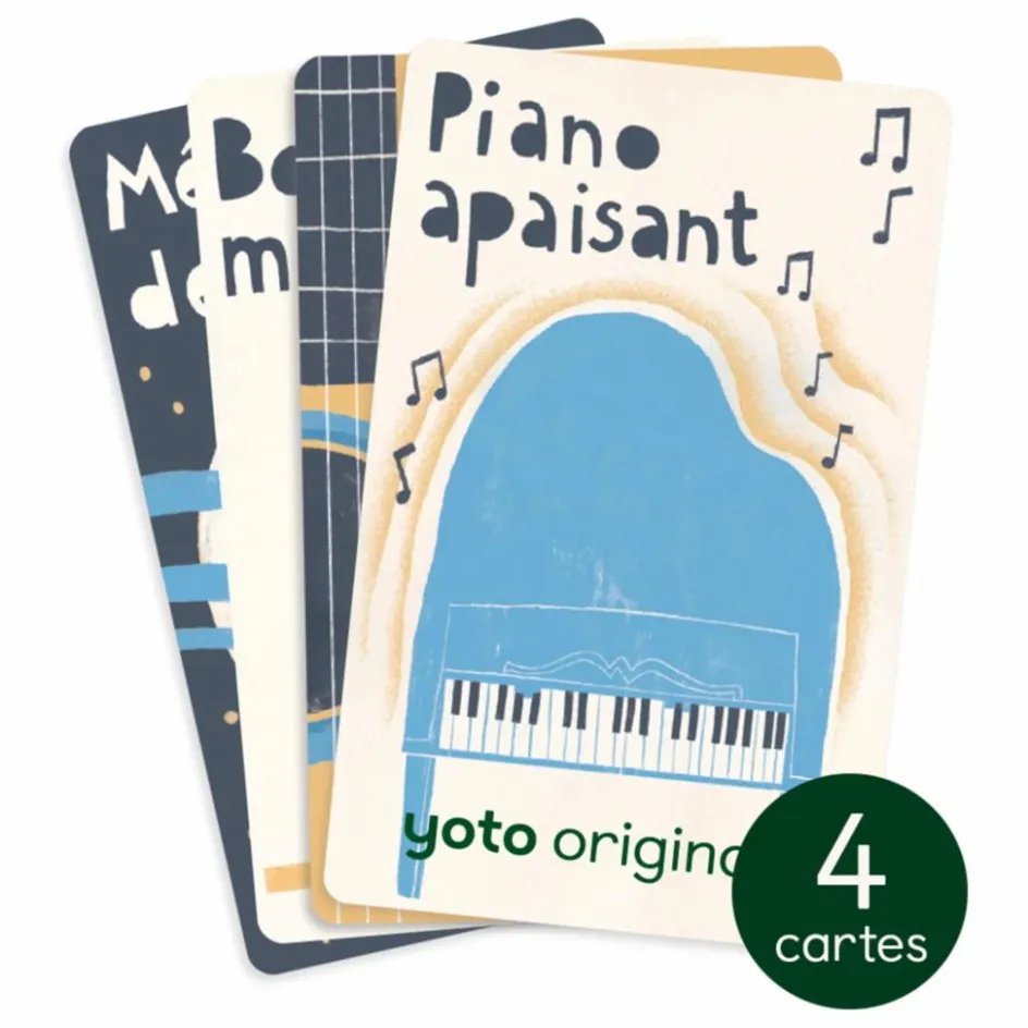 Yoto Player Jeux High-Tech*Cartes Musique pour s'endormir - Pack de 4